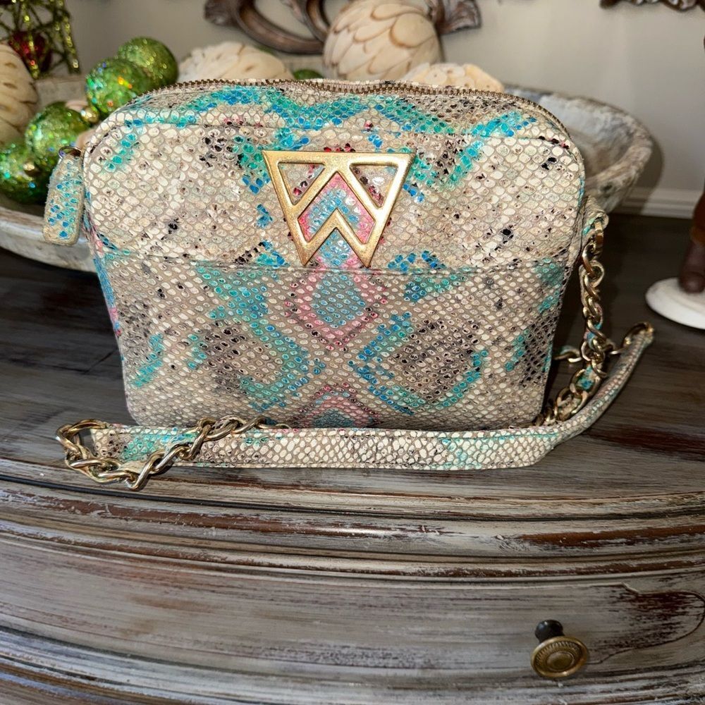 Kelly Wynne Mingle mingle Mini Purse Snakeskin